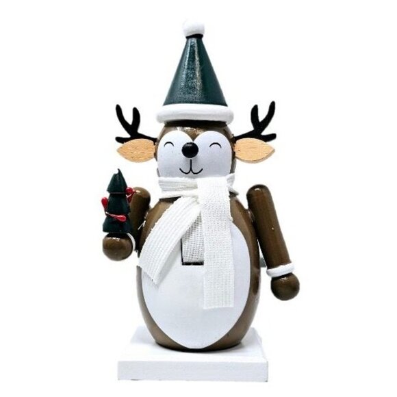 Winter Reindeer 7" Christmas Nutcracker - Picture 1 of 3
